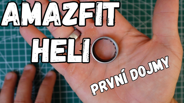 Amazfit HELIO Ring – první dojmy! A co na to EDA?